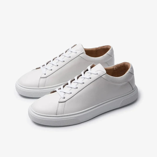 Sneakers Blanches en Cuir Premium
