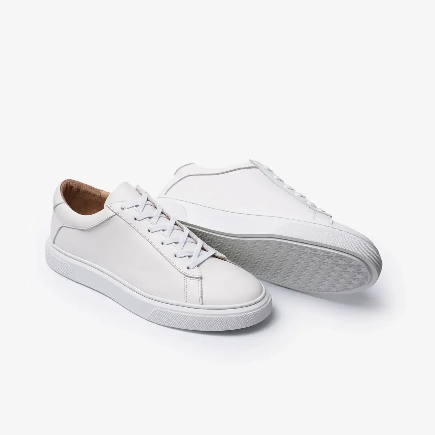 Sneakers Blanches en Cuir Premium