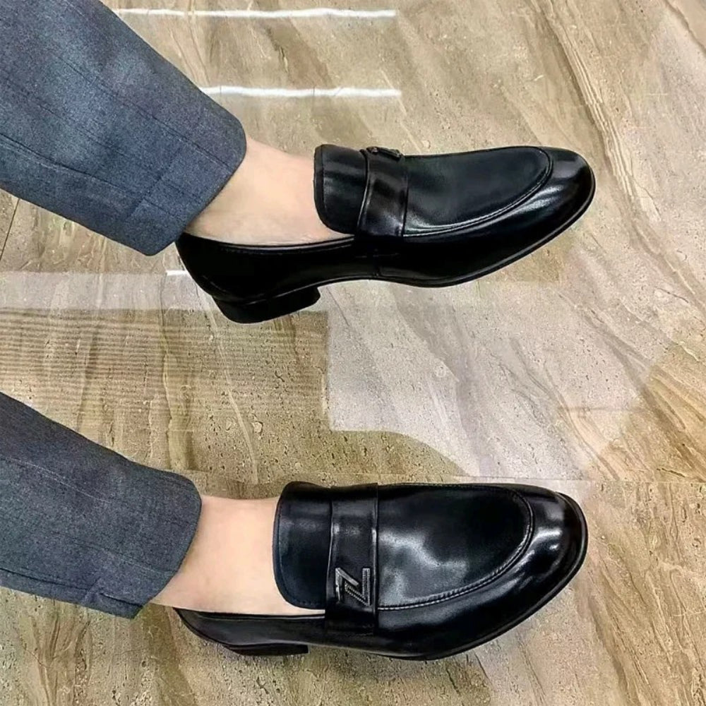 Chaussures Classiques en Cuir Souple