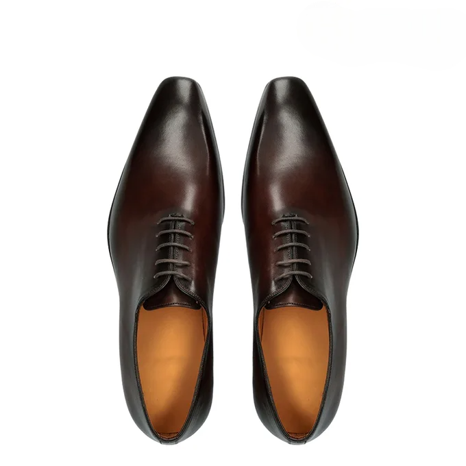 Gatso Marron en Cuir de Veau 100%