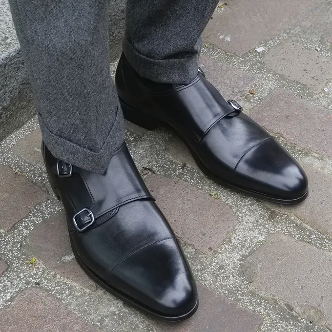 Ruslan Noire en Cuir de Veau 100%