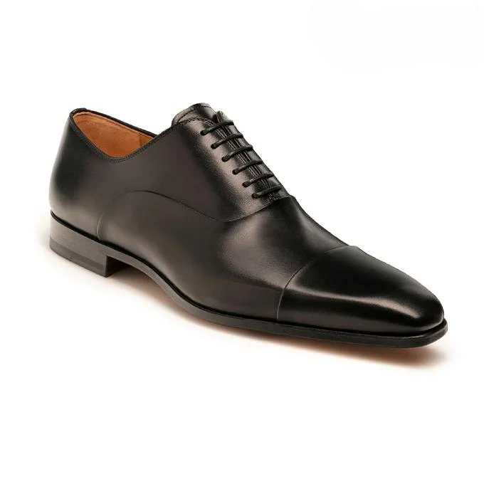 VENICIA Formelle Noire en Cuir de Veau 100%