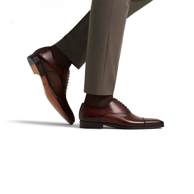 VENICIA Marron en Cuir de Veau 100%